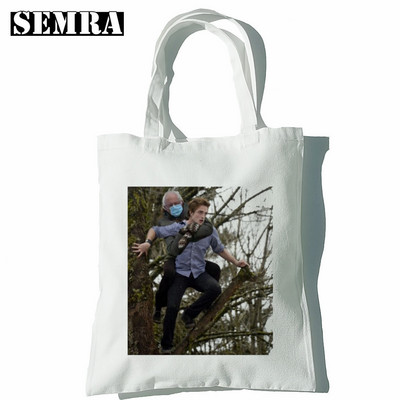 Twilight ženska platnena velika torba Eko torba za kupnju Torba na rame velikog kapaciteta za žene Ženska sklopiva torba za plažu