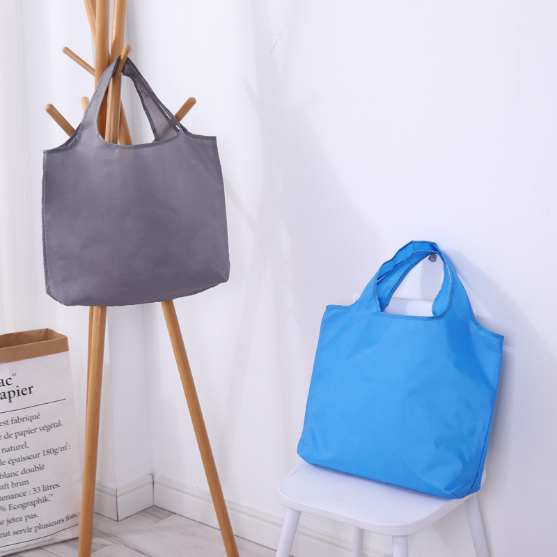 Prijenosna višekratna kupovna torba Oxford, jednobojna, sklopiva torbica, jednobojna, vodootporna ručna torbica, džepna torbica