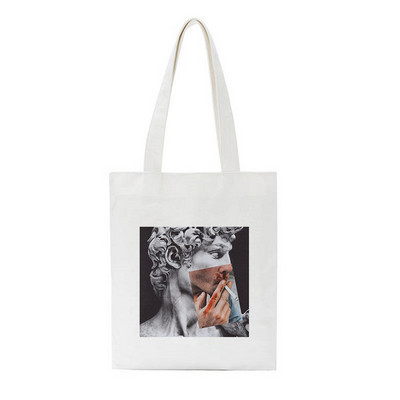 David Michelangelo Ulje na platnu Torbe na rame Estetika Harajuku Vintage Velika torba za kupovinu Zabava Ulzzang Ženska torba Novčanik