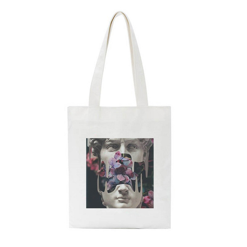 David Michelangelo Ulje na platnu Torbe na rame Estetika Harajuku Vintage Velika torba za kupovinu Zabava Ulzzang Ženska torba Novčanik