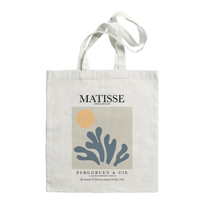 Shopper Ženske torbe na rame Matisse Ljetne Large Capacity Casual Canvas Fun Art Printing Messenger Bag Fashion Harajuku Letter