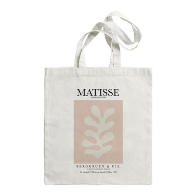 Shopper Ženske torbe na rame Matisse Ljetne Large Capacity Casual Canvas Fun Art Printing Messenger Bag Fashion Harajuku Letter