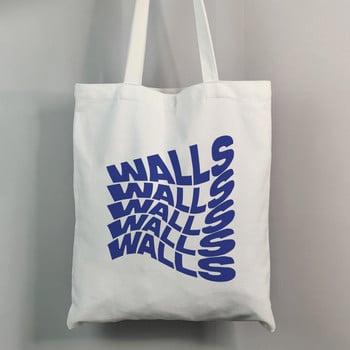 Walls Print Γυναικείες τσάντες αγορών Τσάντα αγορών Τσάντα ταξιδιού Τσάντα τσάντα ώμου College Retro Τσάντα ώμου Μεγάλης χωρητικότητας Φοιτητική τσάντα