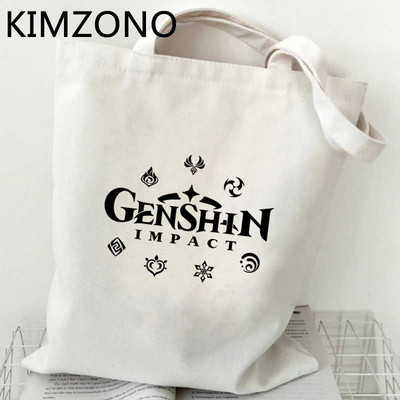 Genshin Impact torba za kupovinu bolso shopper trgovina bolsa pamučna torba za kupovinu bolsa compra tote višekratna kupovna kabina