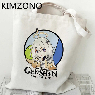 Genshin Impact torba za kupovinu bolso shopper trgovina bolsa pamučna torba za kupovinu bolsa compra tote višekratna kupovna kabina