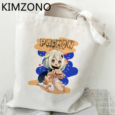 Genshin Impact torba za kupovinu bolso shopper trgovina bolsa pamučna torba za kupovinu bolsa compra tote višekratna kupovna kabina