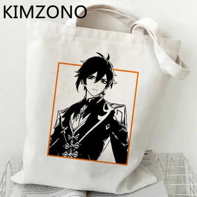 Genshin Impact torba za kupovinu bolso shopper trgovina bolsa pamučna torba za kupovinu bolsa compra tote višekratna kupovna kabina