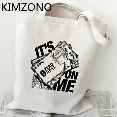 Genshin Impact torba za kupovinu bolso shopper trgovina bolsa pamučna torba za kupovinu bolsa compra tote višekratna kupovna kabina