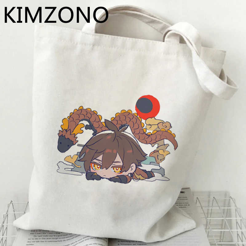 Genshin Impact torba za kupovinu bolso shopper trgovina bolsa pamučna torba za kupovinu bolsa compra tote višekratna kupovna kabina