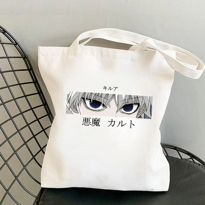 Hunter X Hunter torba za kupnju Shopper platnena torba za rame Torba od jute za višekratnu upotrebu Velika torba Harajuku ručna torba Sac Tissu