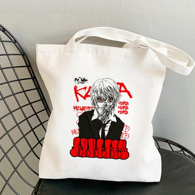 Hunter X Hunter torba za kupnju Shopper platnena torba za rame Torba od jute za višekratnu upotrebu Velika torba Harajuku ručna torba Sac Tissu