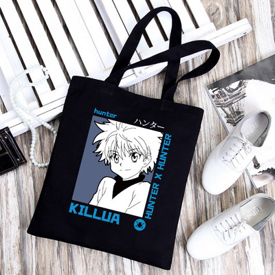 Hunter X Hunter torba za kupnju Shopper platnena torba za rame Torba od jute za višekratnu upotrebu Velika torba Harajuku ručna torba Sac Tissu