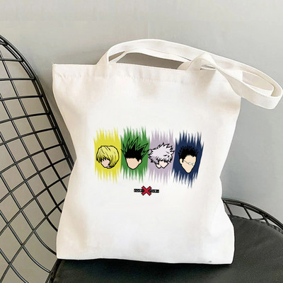 Hunter X Hunter torba za kupnju Shopper platnena torba za rame Torba od jute za višekratnu upotrebu Velika torba Harajuku ručna torba Sac Tissu