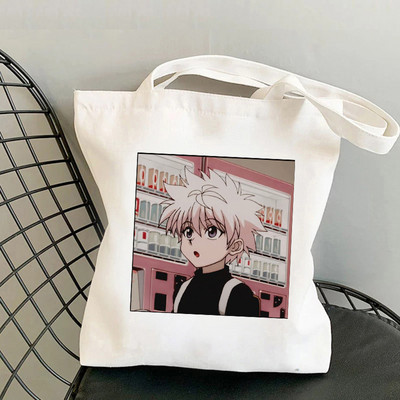 Hunter X Hunter torba za kupnju Shopper platnena torba za rame Torba od jute za višekratnu upotrebu Velika torba Harajuku ručna torba Sac Tissu