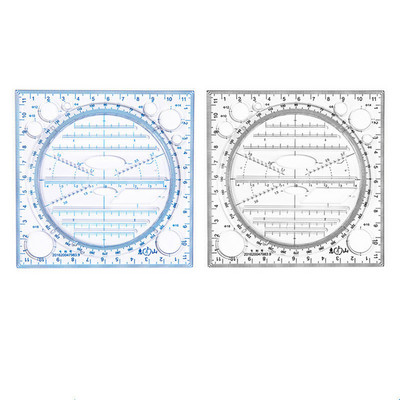 Πολυλειτουργικό Περιστρεφόμενο Πρότυπο Σχεδίου Καλλιτεχνική Σχεδίαση Αρχιτέκτονας Στερεοφωνική Γεωμετρία Κύκλος Σχεδίαση Χάρακας κλίμακας μέτρησης