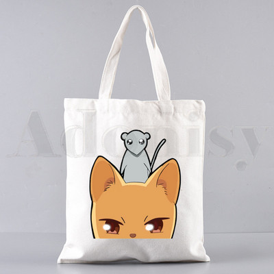 Anime Fruits Krepšelis Jurijus Nakamura Yuki Kyo Tohru Rankinės Pečių Krepšiai Laisvalaikio apsipirkimas Merginų rankinė Moteriškas Elegantiškas drobinis krepšys