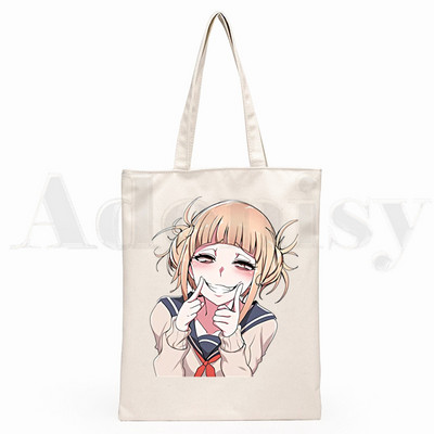 Boku No Hero My Hero Academia Deku Bakugou Anime Graphic Cartoon Print Shopping Bags Djevojačka moda Casual Pacakge Ručna torba