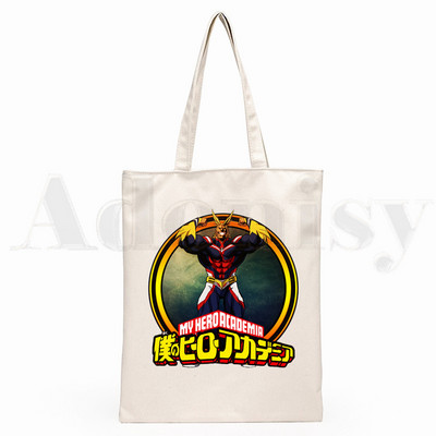 Boku No Hero My Hero Academia Deku Bakugou Anime Graphic Cartoon Print Shopping Bags Djevojačka moda Casual Pacakge Ručna torba