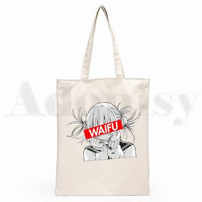 Boku No Hero My Hero Academia Deku Bakugou Anime Graphic Cartoon Print Shopping Bags Djevojačka moda Casual Pacakge Ručna torba