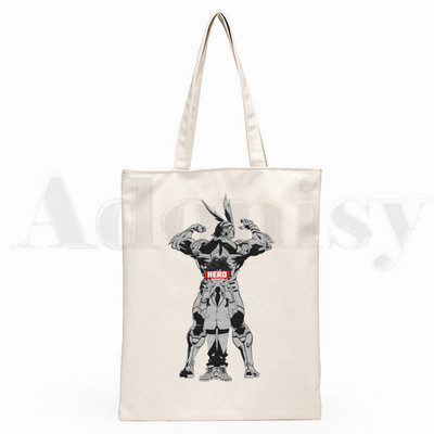 Boku No Hero My Hero Academia Deku Bakugou Anime Graphic Cartoon Print Shopping Bags Djevojačka moda Casual Pacakge Ručna torba