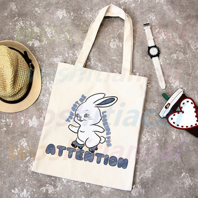 New Jeans Kpop shopping torbe u korejskom stilu Shopping Bag Bunny NewJeans Tote Bag Torba na rame Platnene torbe Velika studentska torba