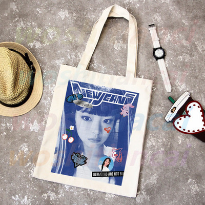New Jeans Kpop shopping torbe u korejskom stilu Shopping Bag Bunny NewJeans Tote Bag Torba na rame Platnene torbe Velika studentska torba