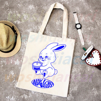 New Jeans Kpop shopping torbe u korejskom stilu Shopping Bag Bunny NewJeans Tote Bag Torba na rame Platnene torbe Velika studentska torba