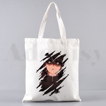 Anime Seraph of The End Hiiragi Shinoa Graphic Handbags Τσάντες ώμου Casual Shopping Girls Handbag Γυναικεία Κομψή τσάντα από καμβά