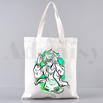 Anime Seraph of The End Hiiragi Shinoa Grafiskas rokassomas Plecu somas Ikdienas iepirkšanās Meiteņu rokassomas Sievietēm Eleganta audekla soma