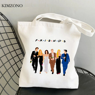 Friend Tv shopping bag shopper bolso višekratna eko jutena torba torba platnena jutena mreža sacolas