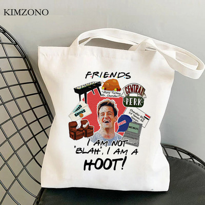 Friend Tv shopping bag shopper bolso višekratna eko jutena torba torba platnena jutena mreža sacolas