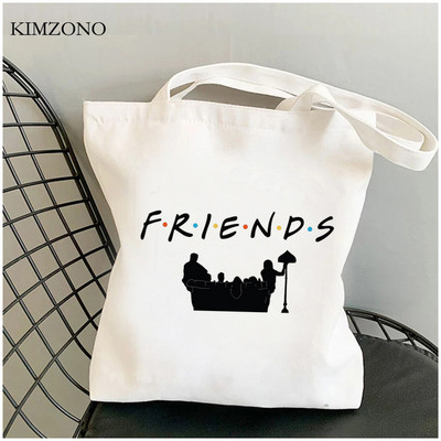 Friend Tv shopping bag shopper bolso višekratna eko jutena torba torba platnena jutena mreža sacolas