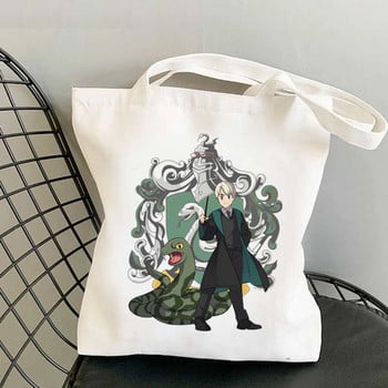 Draco Malfoy τσάντα για ψώνια Bolsa shopper τσάντα οικολογική τσάντα bolsas επαναχρησιμοποιήσιμα πλεκτά μπόλσα compra boodschappentas sacolas