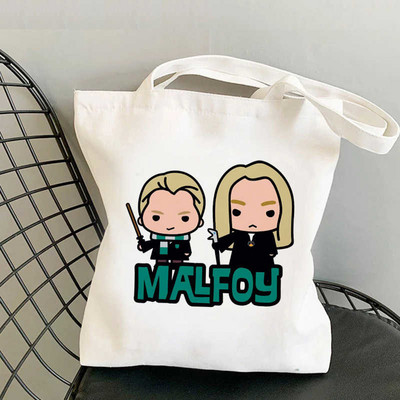 Draco Malfoy nákupná taška bolsa shopper kabelka eco taška bolsas reutilizables tkané bolsa compra boodschappentas sacolas