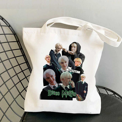 Draco Malfoy nákupná taška bolsa shopper kabelka eco taška bolsas reutilizables tkané bolsa compra boodschappentas sacolas