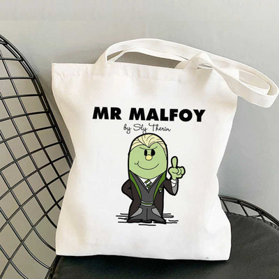 Draco Malfoy nákupná taška bolsa shopper kabelka eco taška bolsas reutilizables tkané bolsa compra boodschappentas sacolas