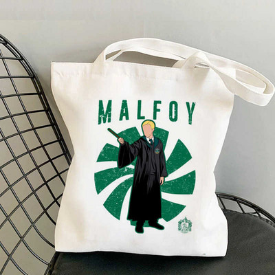 Draco Malfoy nákupná taška bolsa shopper kabelka eco taška bolsas reutilizables tkané bolsa compra boodschappentas sacolas