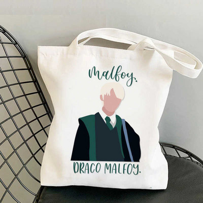 Draco Malfoy nákupná taška bolsa shopper kabelka eco taška bolsas reutilizables tkané bolsa compra boodschappentas sacolas