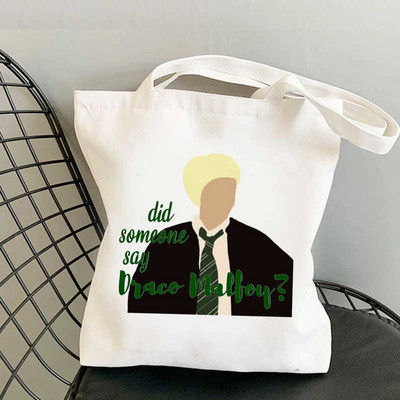 Draco Malfoy nákupná taška bolsa shopper kabelka eco taška bolsas reutilizables tkané bolsa compra boodschappentas sacolas