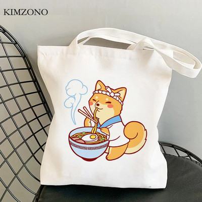 Shiba Inu torba za kupnju torba od jute torba za kupovinu eko bolsas de tela torba od tkanine neto sac cabas sacolas