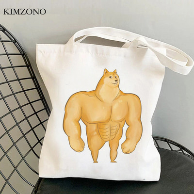 Shiba Inu torba za kupnju torba od jute torba za kupovinu eko bolsas de tela torba od tkanine neto sac cabas sacolas