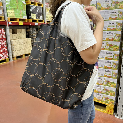 Genți de cumpărături pliabile, ecologice, medii Genți de cumpărături reutilizabile Geanta de mână pentru doamne Geantă de umăr portabilă Geanta de călătorie la modă