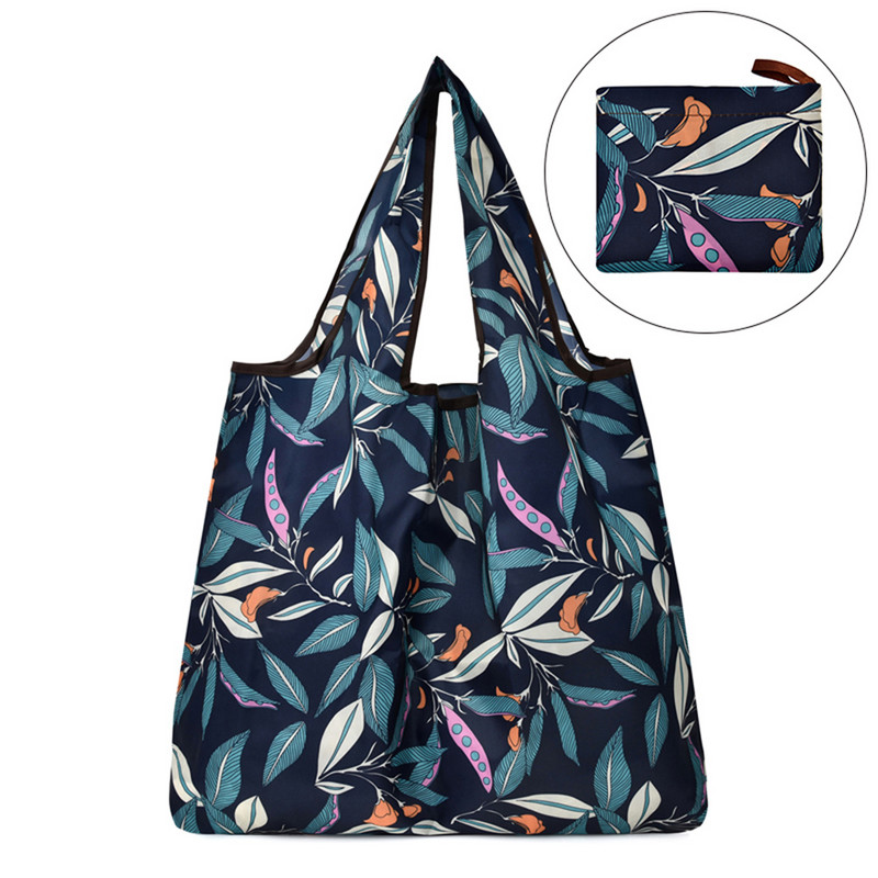 Genți de cumpărături pliabile, ecologice, medii Genți de cumpărături reutilizabile Geanta de mână pentru doamne Geantă de umăr portabilă Geanta de călătorie la modă