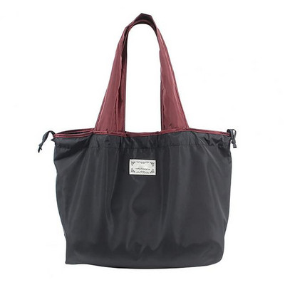 Επαναχρησιμοποιούμενες τσάντες αγορών για γυναικείες τσάντες παντοπωλείου Πτυσσόμενη Oxford υφασμάτινη τσάντα ώμου με κορδόνι Τσάντα παντοπωλείου Τσάντα αποθήκευσης αγορών