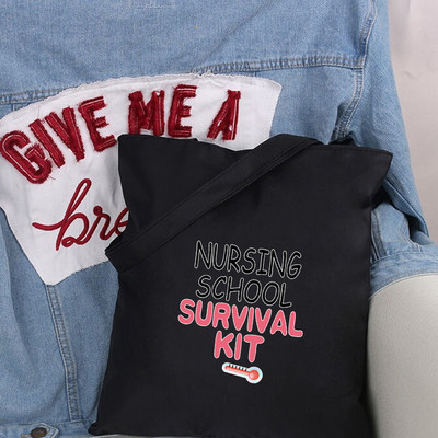 Γυναικείες τσάντες από καμβά Shoppers Τσάντα αγορών Τσάντα ώμου Nurse Handbags Υφασμάτινη τσάντα Παντοπωλείο Οικολογικές τσάντες Μεγάλες τσάντες για γυναίκες Τσάντες tote