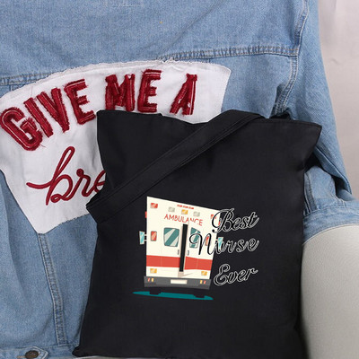 Γυναικείες τσάντες από καμβά Shoppers Τσάντα αγορών Τσάντα ώμου Nurse Handbags Υφασμάτινη τσάντα Παντοπωλείο Οικολογικές τσάντες Μεγάλες τσάντες για γυναίκες Τσάντες tote