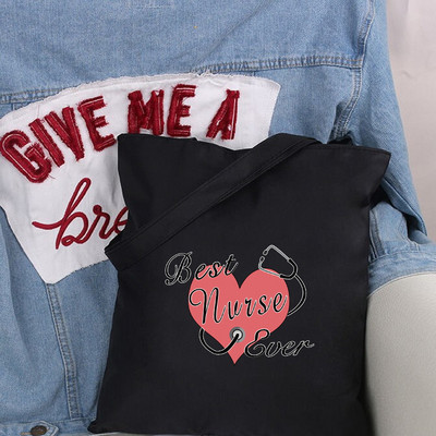 Γυναικείες τσάντες από καμβά Shoppers Τσάντα αγορών Τσάντα ώμου Nurse Handbags Υφασμάτινη τσάντα Παντοπωλείο Οικολογικές τσάντες Μεγάλες τσάντες για γυναίκες Τσάντες tote