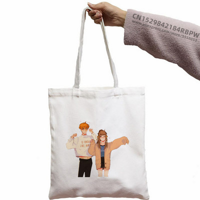 Košara s voćem Kyo Sohma Shopping Bag Shopper Eco Kawaii Japan Anime Cartoon Canvas Shopper Bolsas De Tela Bag Shopping