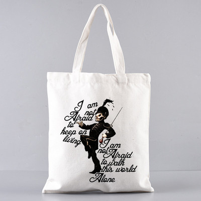 My Chemical Romance McR Dead Femme Cartoon Kabelky Tašky cez rameno Ležérne Nákupné Dievčenské Kabelky Dámske Elegantné Plátenné Tašky
