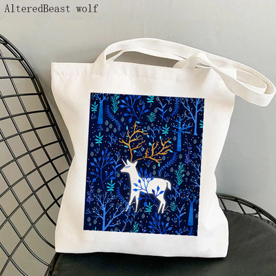 Ženska torba za kupovinu slatka bijela mačka Kawaii torba Harajuku platnena torba za kupovinu torba za djevojku Ženska torba na rame